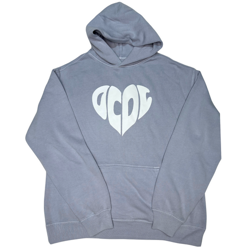 Baby Blue Puff Print Logo Hoodie